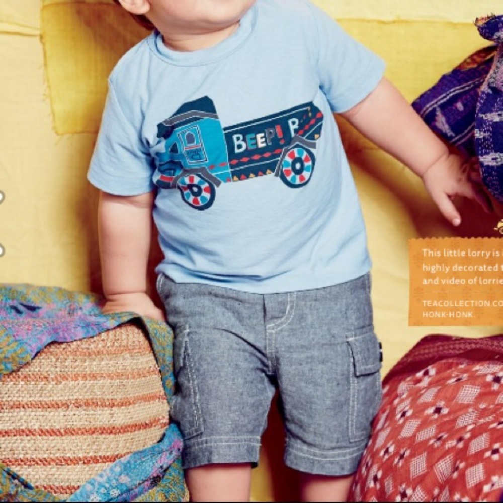 Host Pick 🎉 Tea Collection Chambray Cargo Shorts